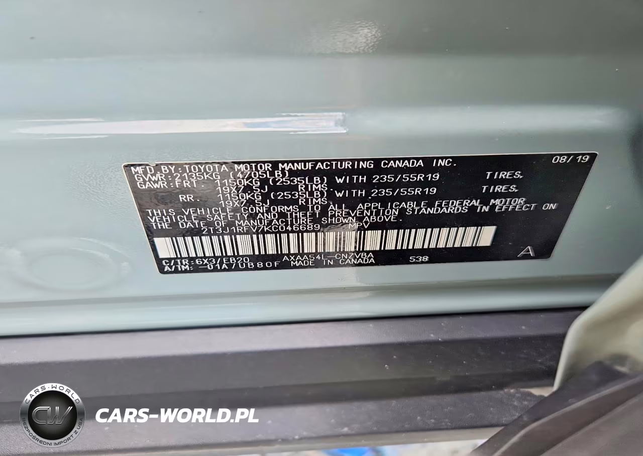 2019 Toyota Rav4 Adventure VIN:2T3J1RFV7KC046689 - 14