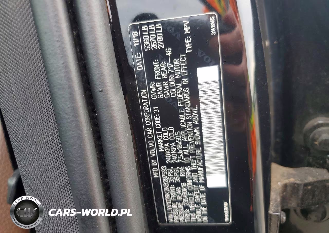 2019 Volvo Xc60 T5 VIN:LYV102RK2KB287593 - 13