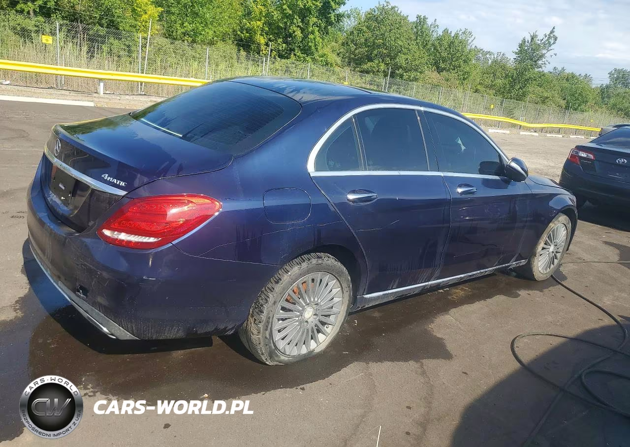 2015 Mercedes-Benz C 300 4Matic VIN:55SWF4KB3FU034604 - 3