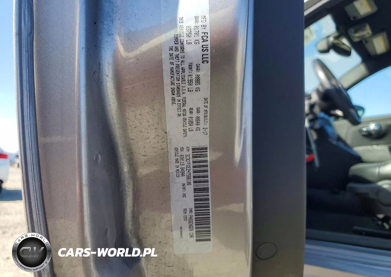 2017 Fiat 500E Battery Electric VIN:3C3CFFGE2HT586106 - 12
