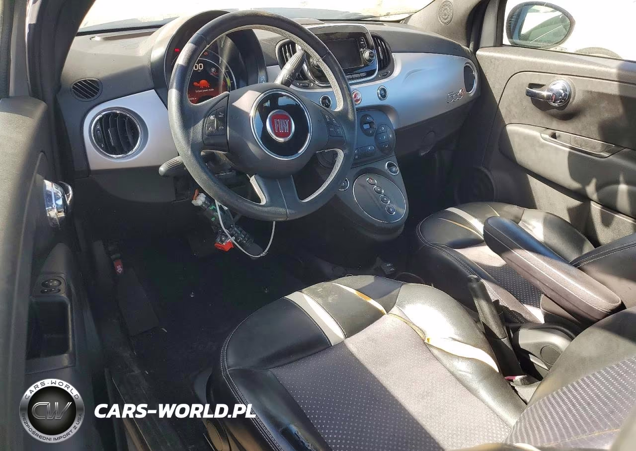 2017 Fiat 500E Battery Electric VIN:3C3CFFGE2HT586106 - 8