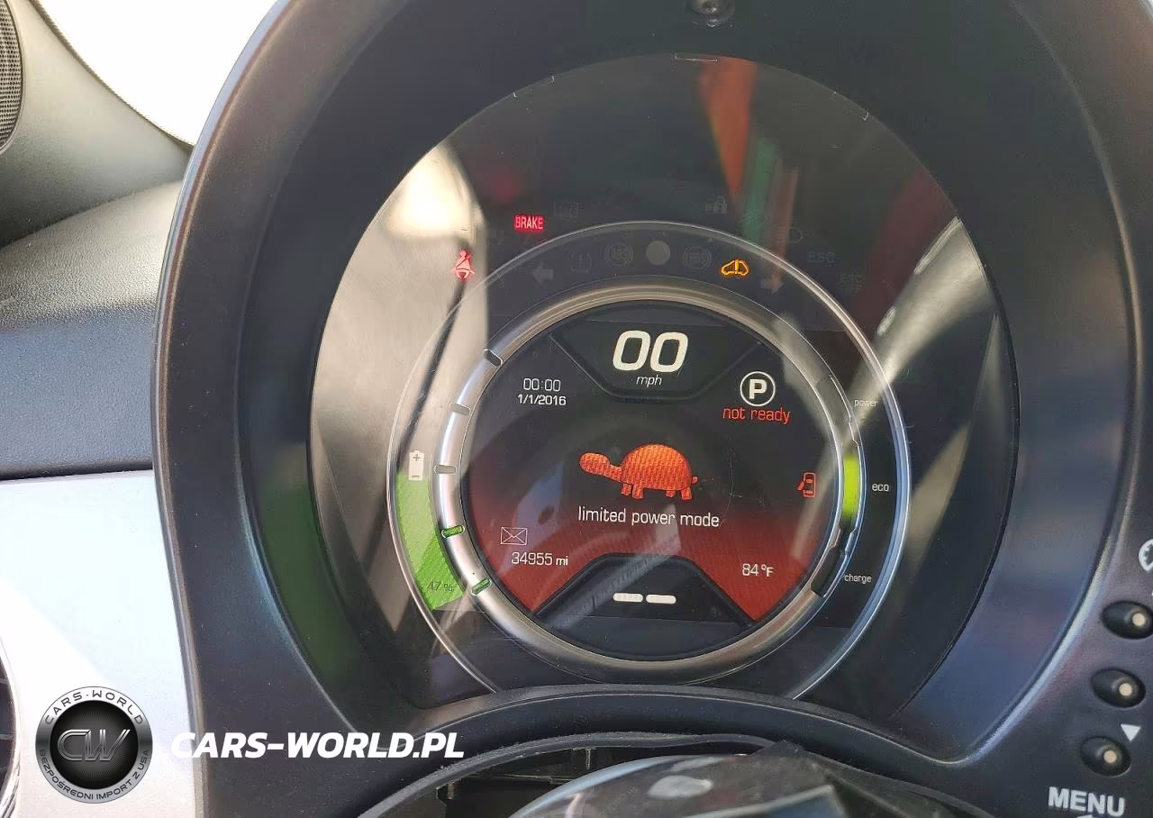 2017 Fiat 500E Battery Electric VIN:3C3CFFGE2HT586106 - 9