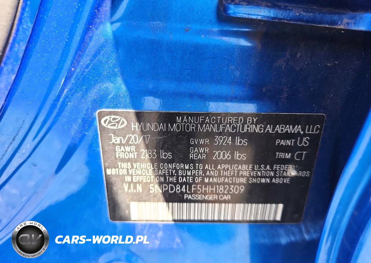 2017 Hyundai Elantra Value Edition VIN:5NPD84LF5HH182309 - 12
