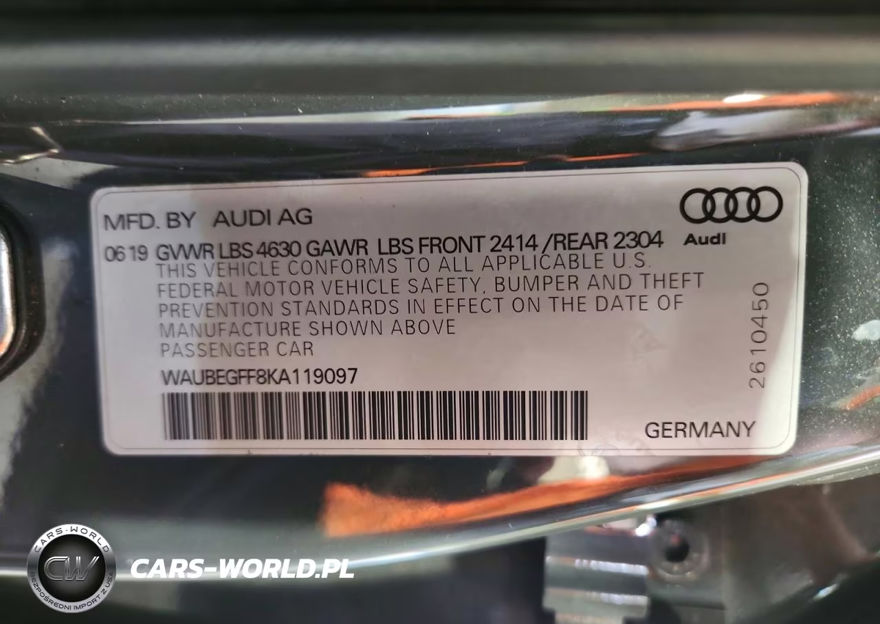 2019 Audi A3 Premium VIN:WAUBEGFF8KA119097 - 12