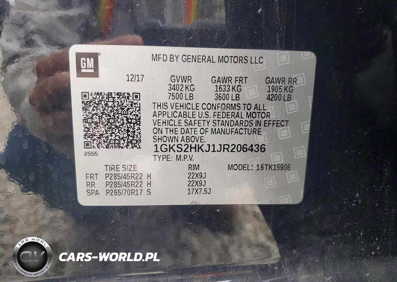 2018 GMC Yukon Xl Denali VIN:1GKS2HKJ1JR206436 - 14