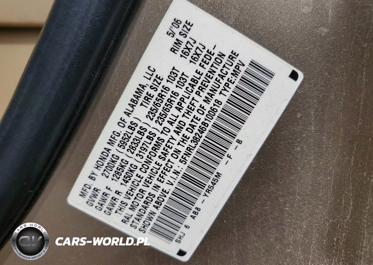 2006 Honda Odyssey Lx VIN:5FNRL38246B100618 - 13