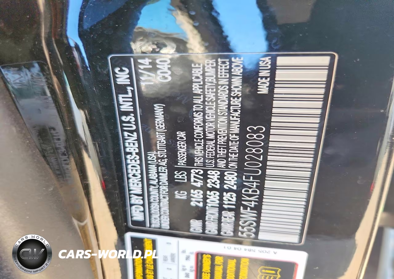2015 Mercedes-Benz C 300 4Matic VIN:55SWF4KB4FU028083 - 12