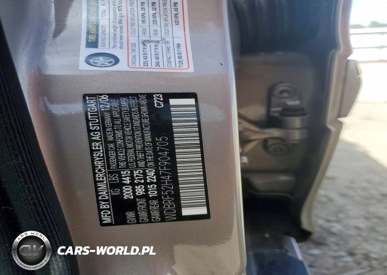 2007 Mercedes-Benz C 230 VIN:WDBRF52H47F904705 - 12
