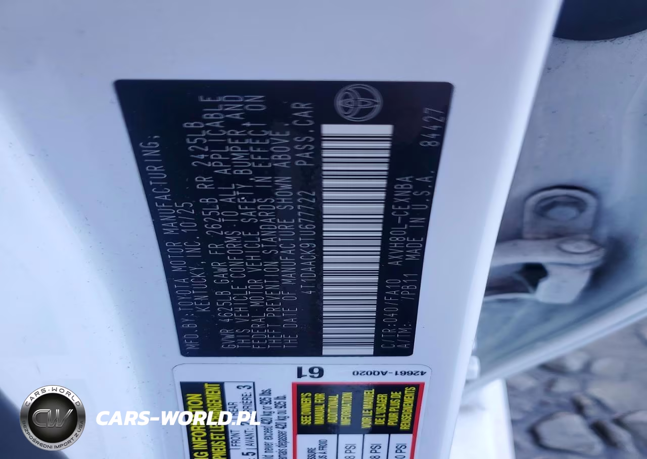 2026 Toyota Camry Le VIN:4T1DAACK9TU677722 - 12