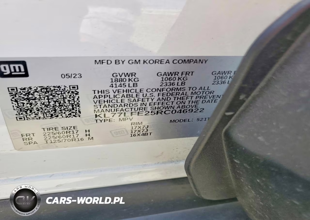 2024 Chevrolet Trax Ls VIN:KL77LFE25RC046922 - 13