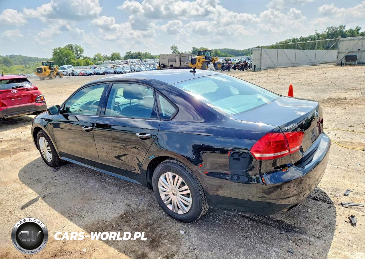 2014 Volkswagen Passat S VIN:1VWAS7A30EC111540 - 2