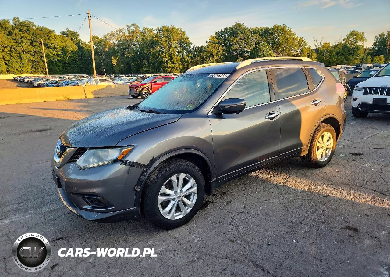 2014 Nissan Rogue Sv VIN:5N1AT2MVXEC789885 - 1