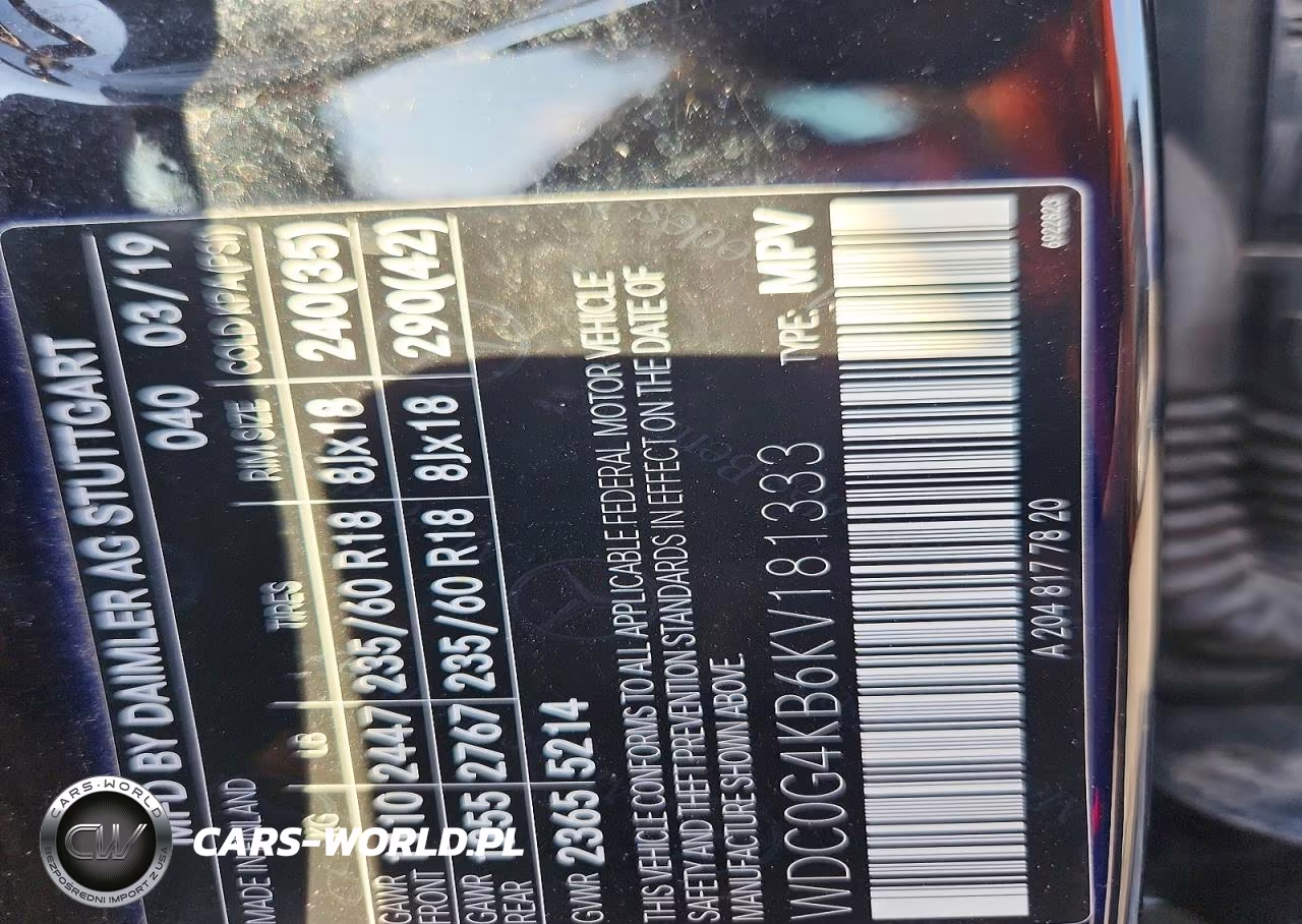 2019 Mercedes-Benz Glc 300 4Matic VIN:WDC0G4KB6KV181333 - 13