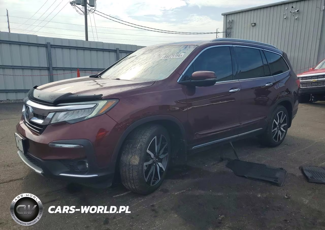 2021 Honda Pilot Touring VIN:5FNYF5H67MB008711 - 1