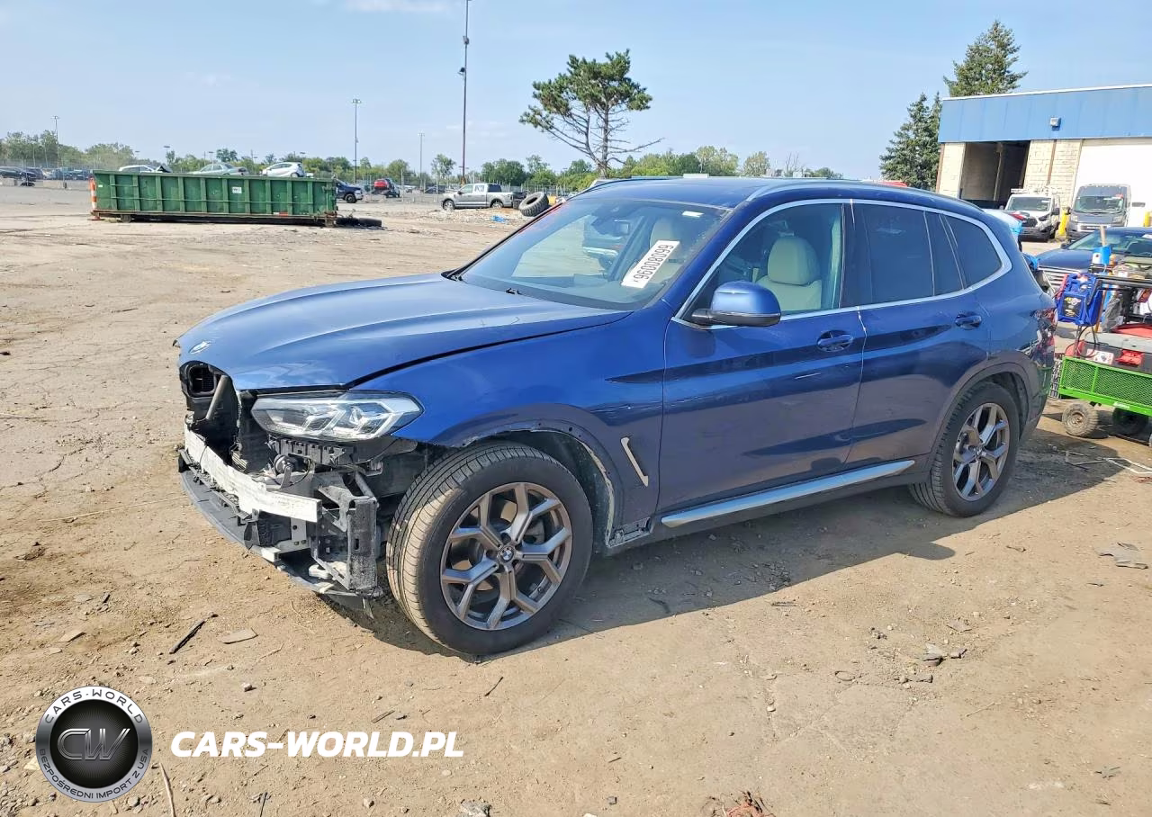 2022 BMW X3 xDrive30I VIN:5UX53DP07N9K99305 - 1