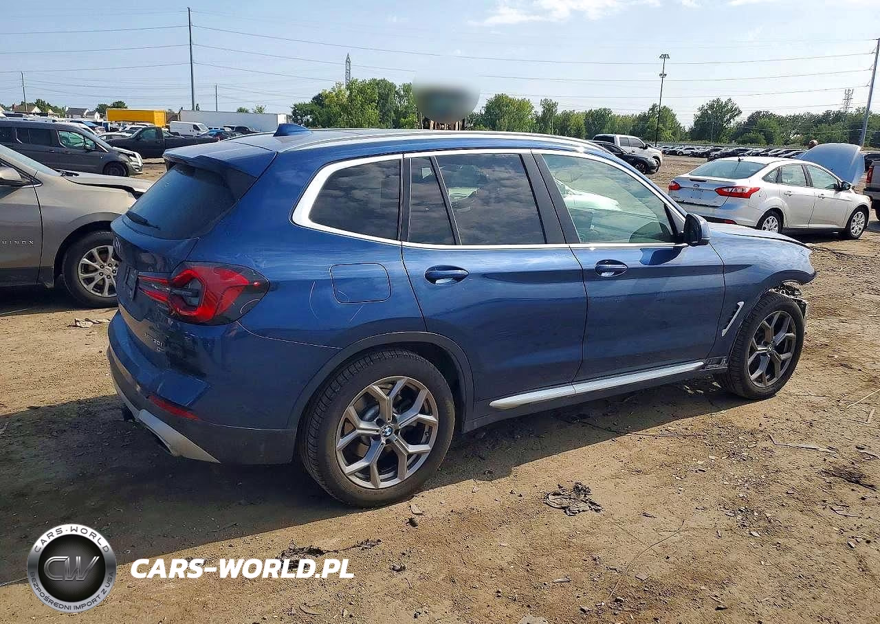 2022 BMW X3 xDrive30I VIN:5UX53DP07N9K99305 - 3