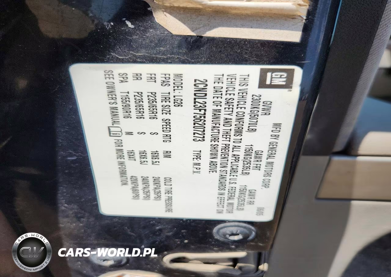 2005 Chevrolet Equinox Ls VIN:2CNDL23F756207273 - 13