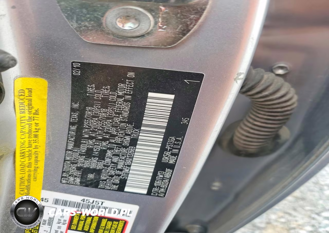 2010 Toyota Tundra Crewmax Sr5 VIN:5TFDW5F18AX132669 - 12