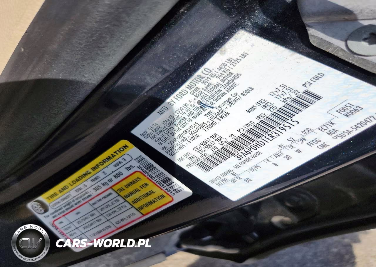 2014 Ford Fusion Se VIN:3FA6P0HD1ER319515 - 12