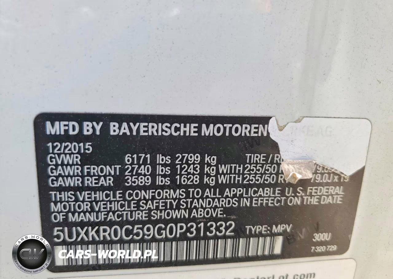 2016 BMW X5 xDrive35I VIN:5UXKR0C59G0P31332 - 13