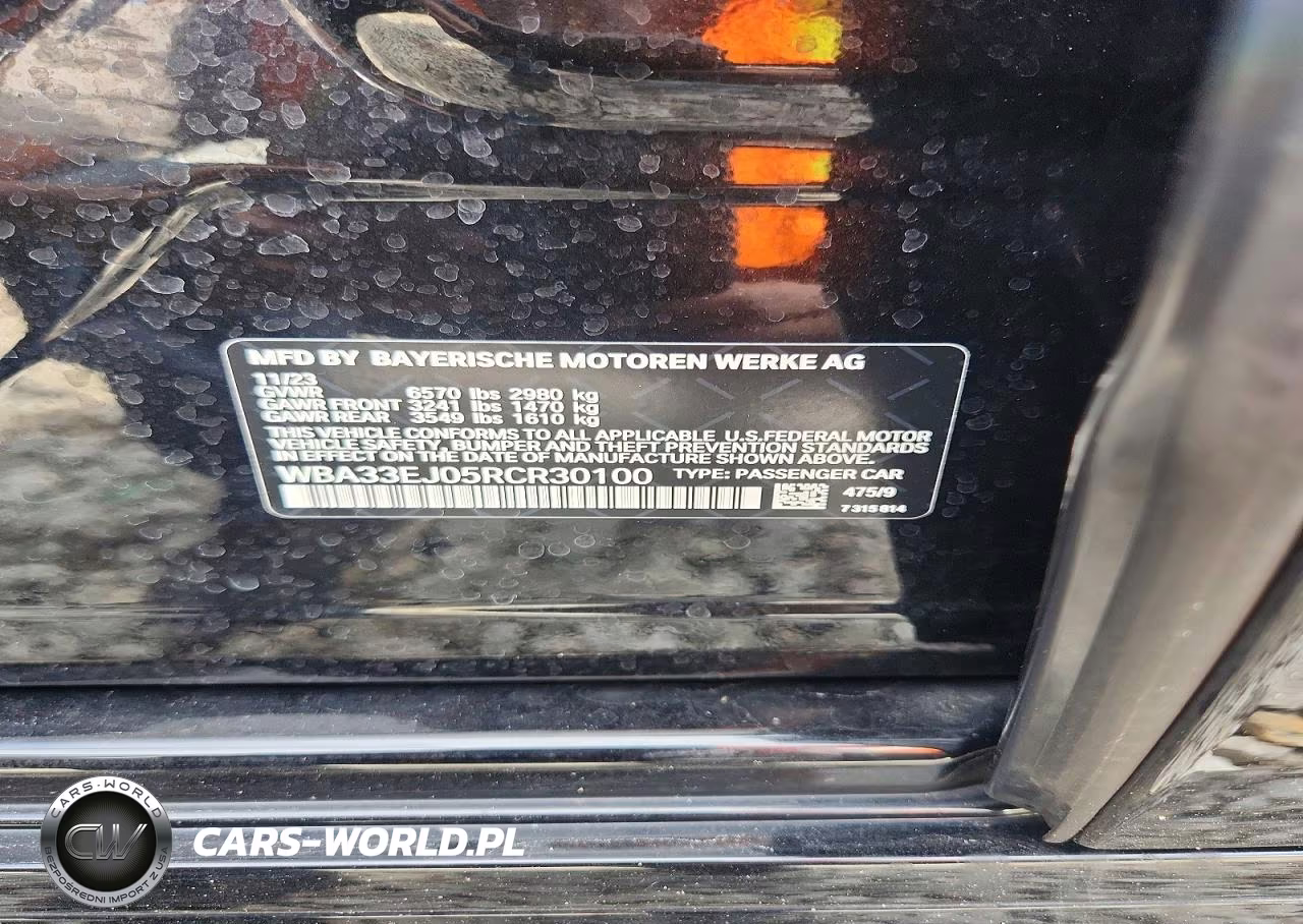 2024 BMW 760 Xi VIN:WBA33EJ05RCR30100 - 12