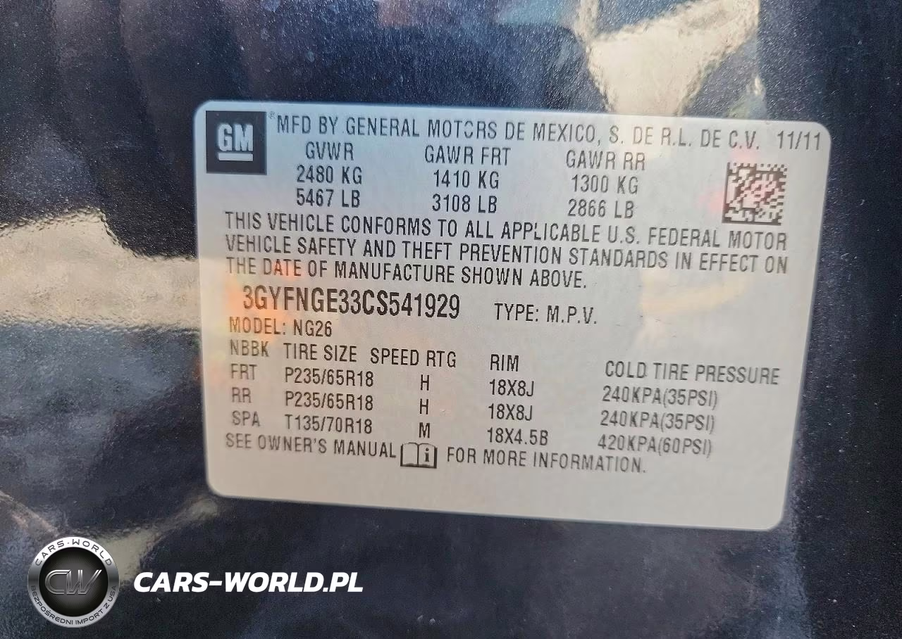 2012 Cadillac Srx VIN:3GYFNGE33CS541929 - 14