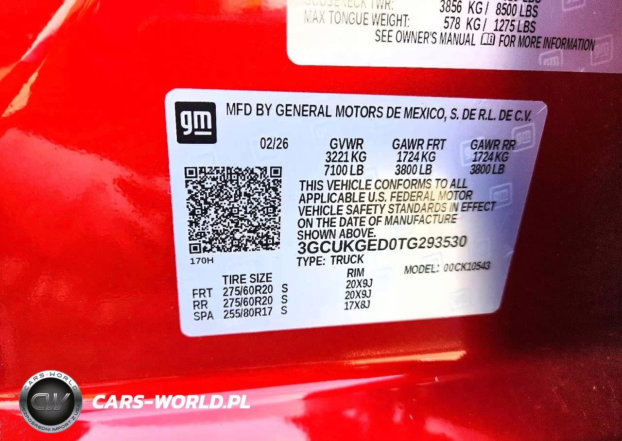 2026 Chevrolet Silverado K1500 Ltz VIN:3GCUKGED0TG293530 - 12