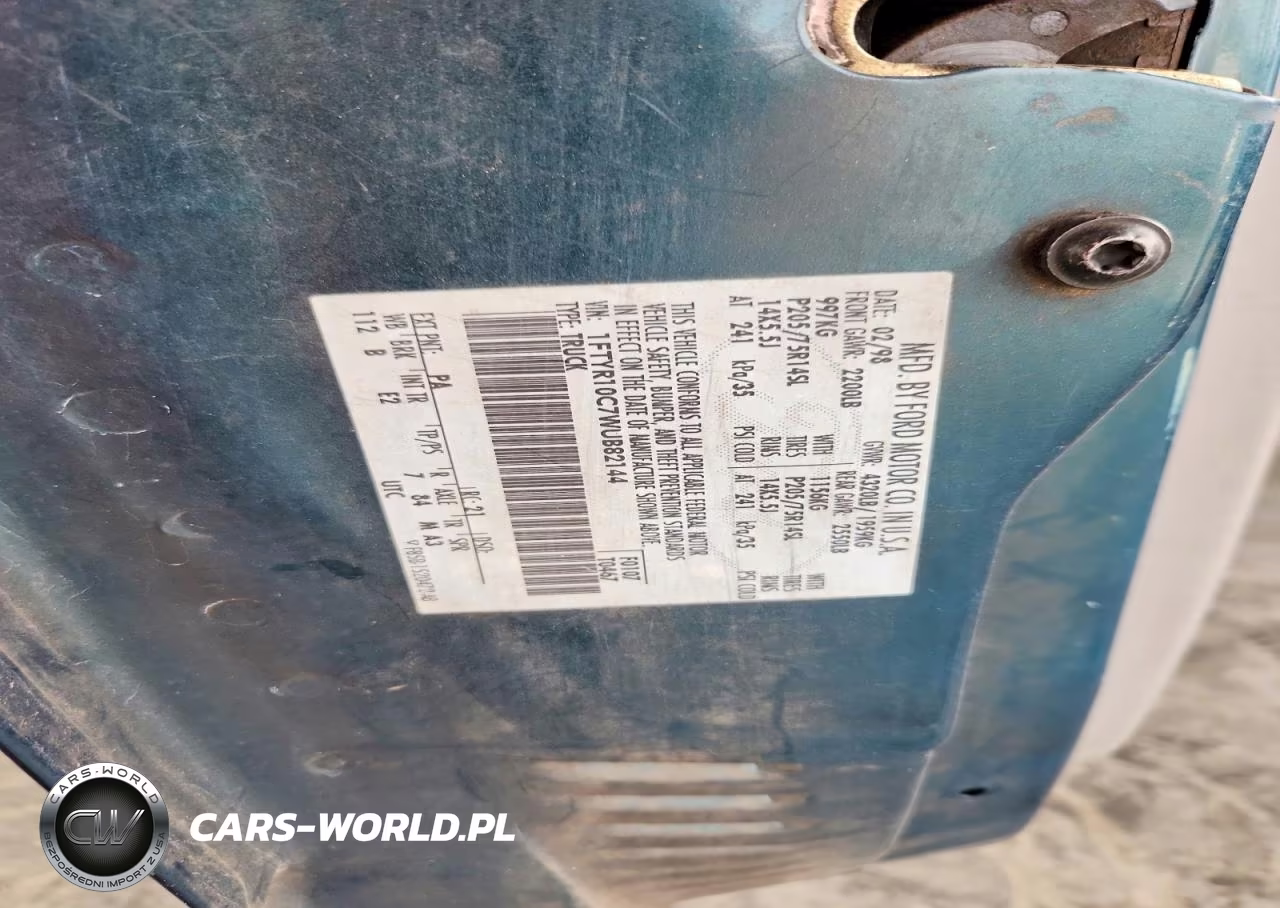 1998 Ford Ranger VIN:1FTYR10C7WUB82144 - 12