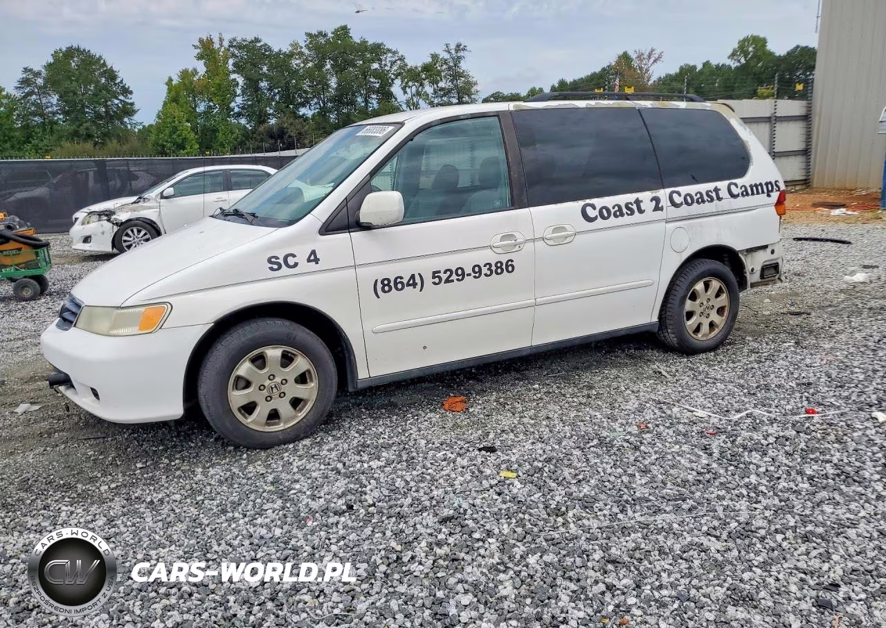 2002 Honda Odyssey Ex VIN:5FNRL18602B003255 - 1