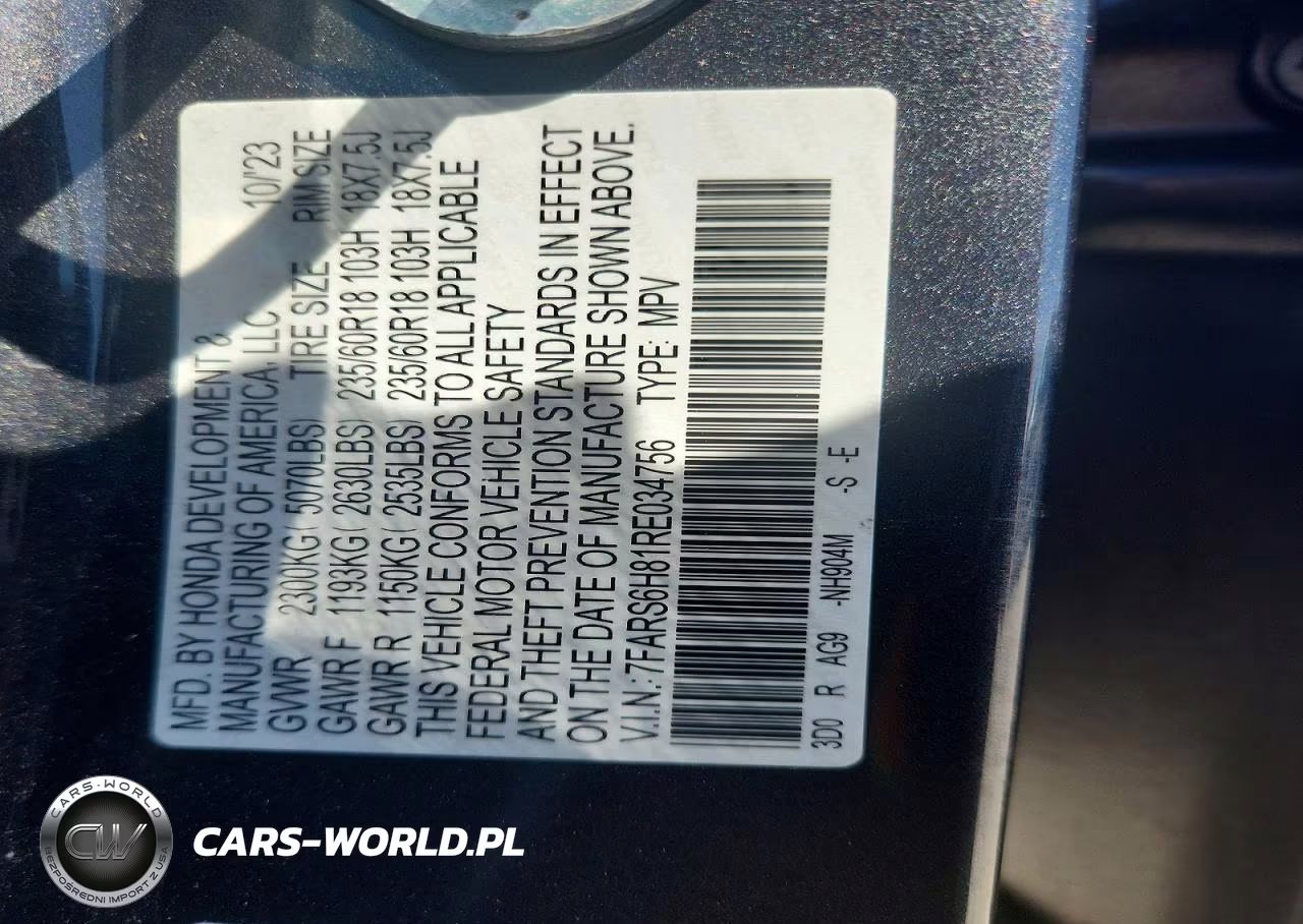 2024 Honda Cr-V Sport-L VIN:7FARS6H81RE034756 - 14
