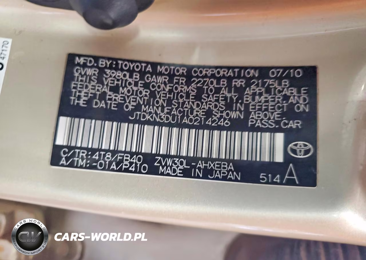 2010 Toyota Prius Iii VIN:JTDKN3DU1A0214246 - 12