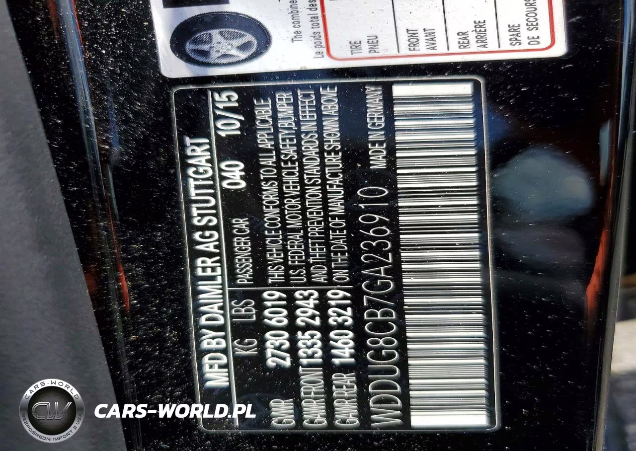2016 Mercedes-Benz S 550 VIN:WDDUG8CB7GA236910 - 12