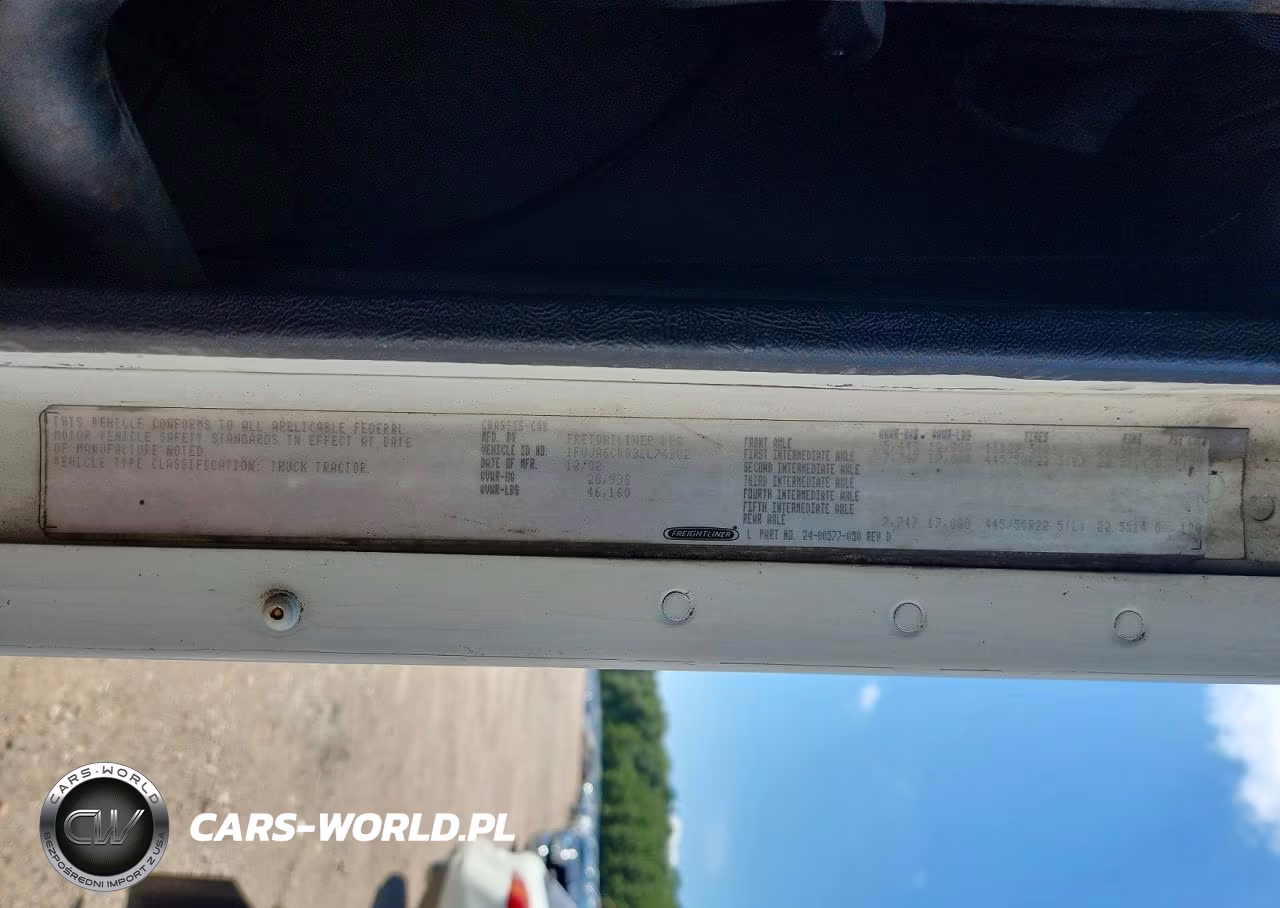 2003 Freightliner Convention - Semi Truck VIN:1FUJA6CV93LL76302 - 11