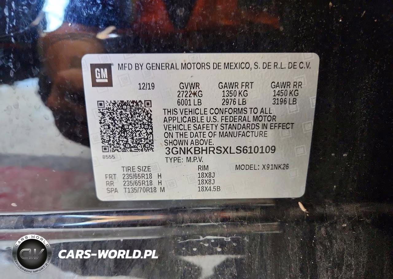 2020 Chevrolet Blazer 2Lt VIN:3GNKBHRSXLS610109 - 13