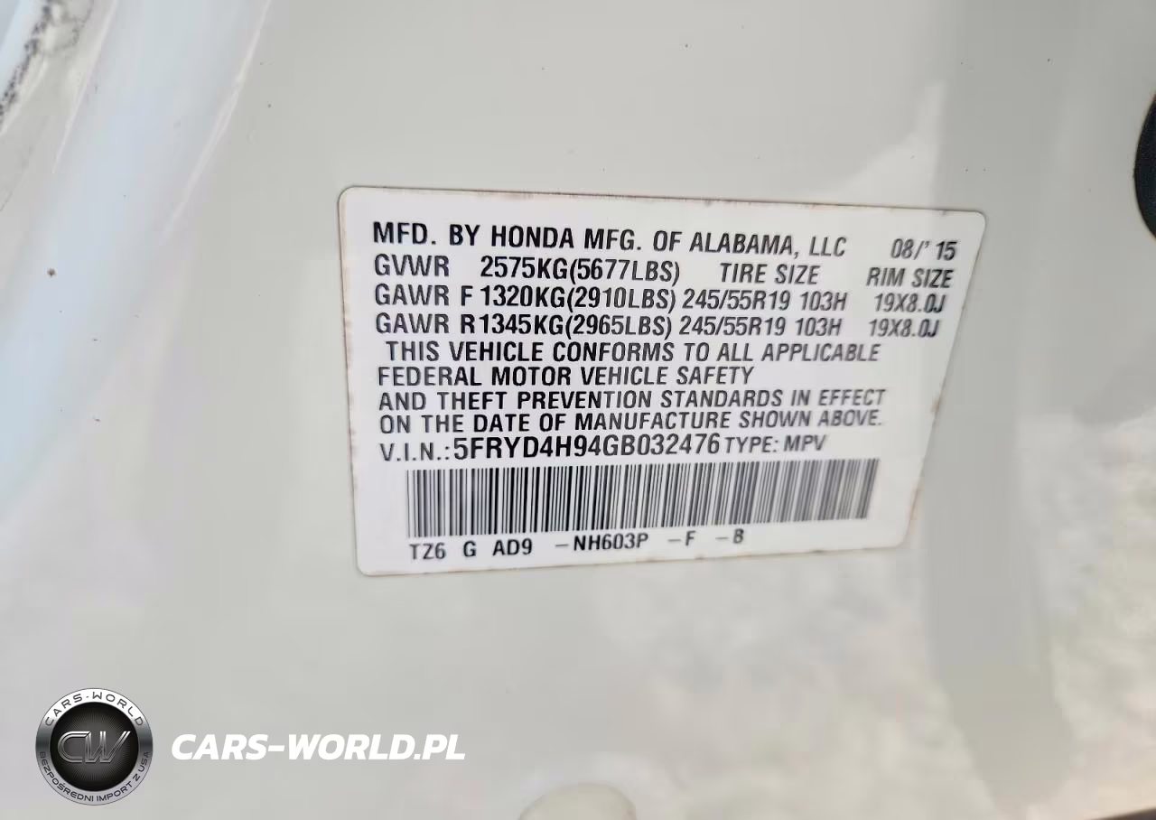 2016 Acura Mdx Advance VIN:5FRYD4H94GB032476 - 13