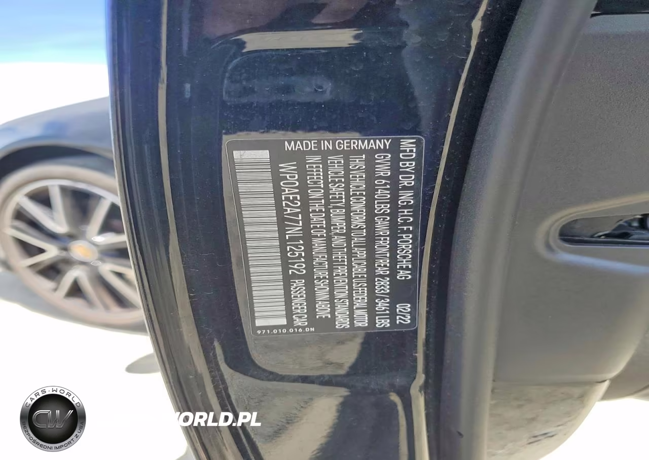 2022 Porsche Panamera 4 E-Hybrid VIN:WP0AE2A77NL125192 - 12