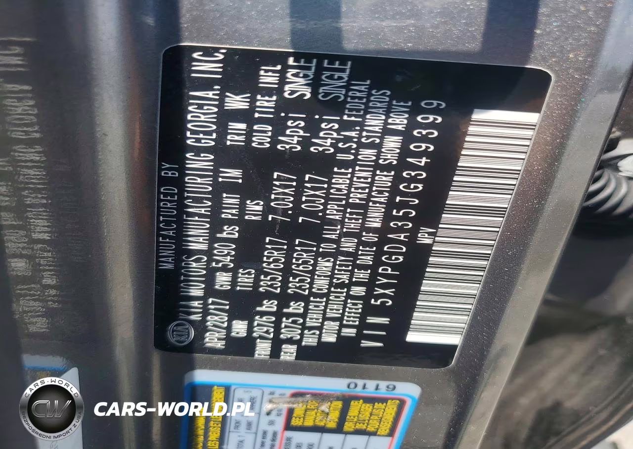 2018 Kia Sorento Lx VIN:5XYPGDA35JG349399 - 12