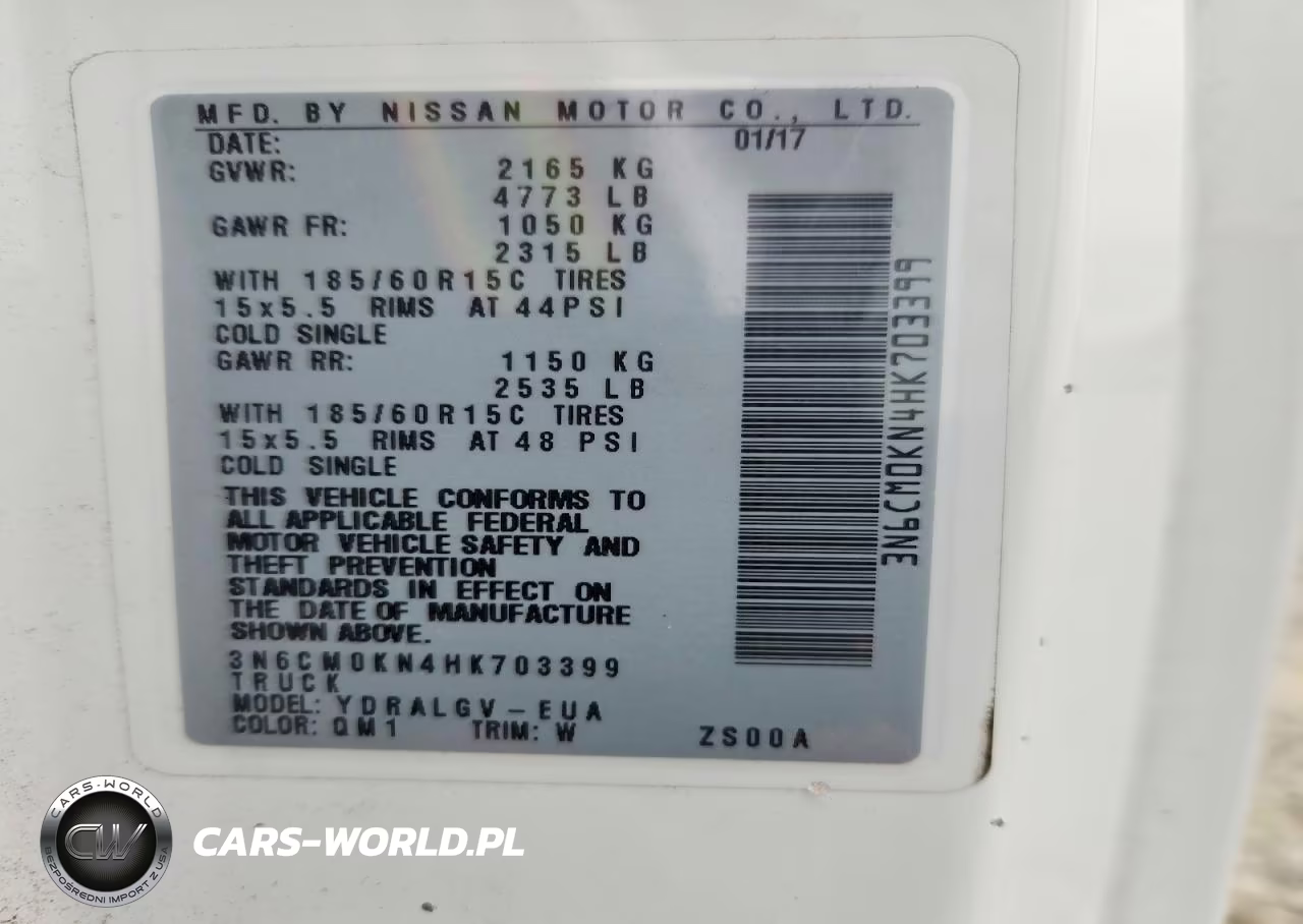 2017 Nissan Nv200 Delivery Van VIN:3N6CM0KN4HK703399 - 13