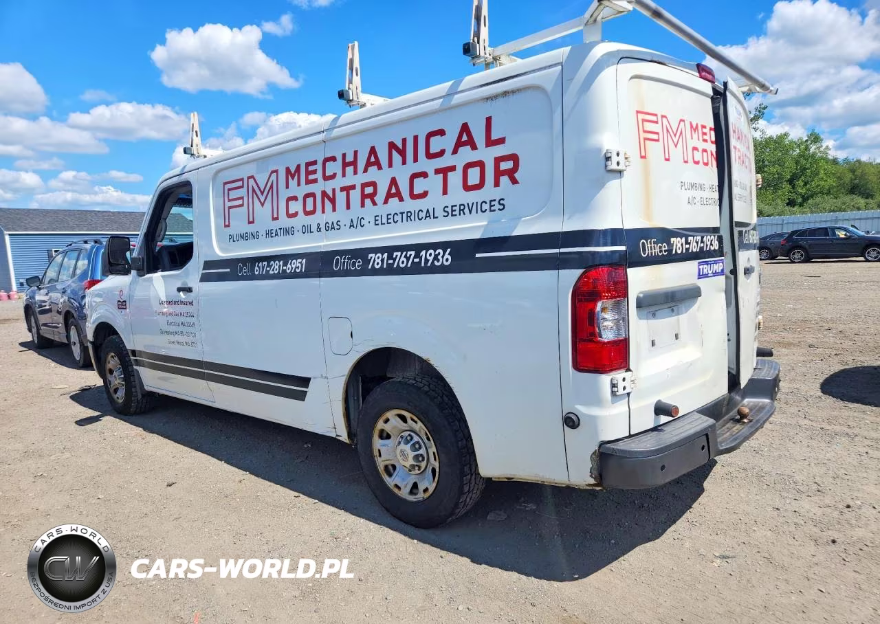 2015 Nissan Nv2500 Delivery Van VIN:1N6BF0KX4FN809110 - 2