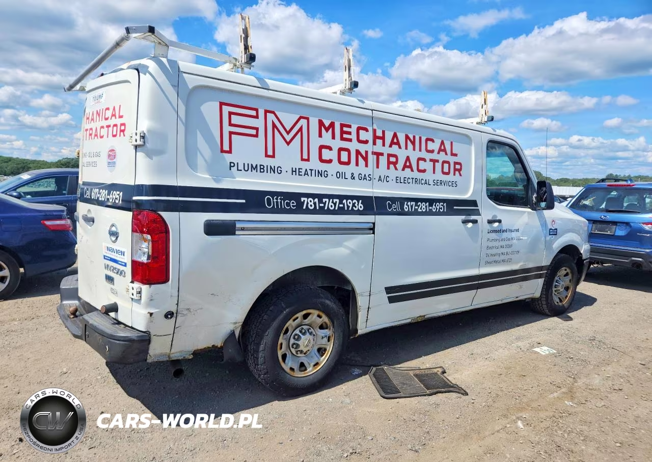 2015 Nissan Nv2500 Delivery Van VIN:1N6BF0KX4FN809110 - 3
