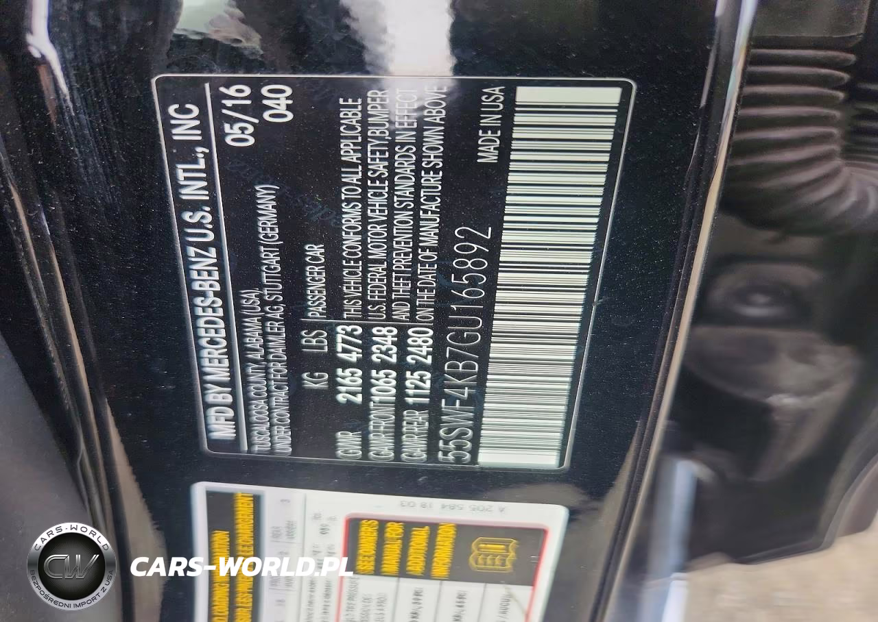 2016 Mercedes-Benz C 300 4Matic VIN:55SWF4KB7GU165892 - 13