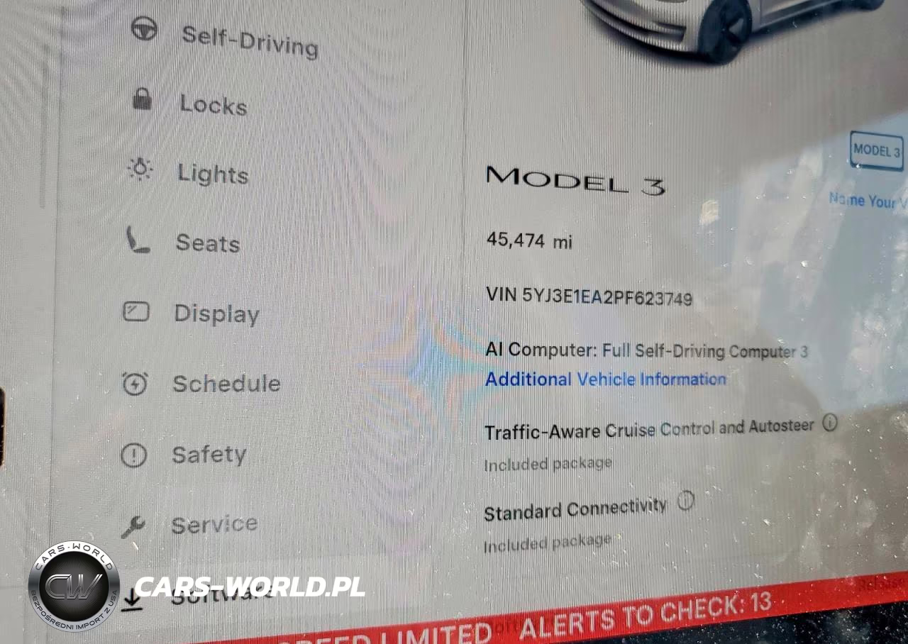 2023 Tesla Model 3 VIN:5YJ3E1EA2PF623749 - 9