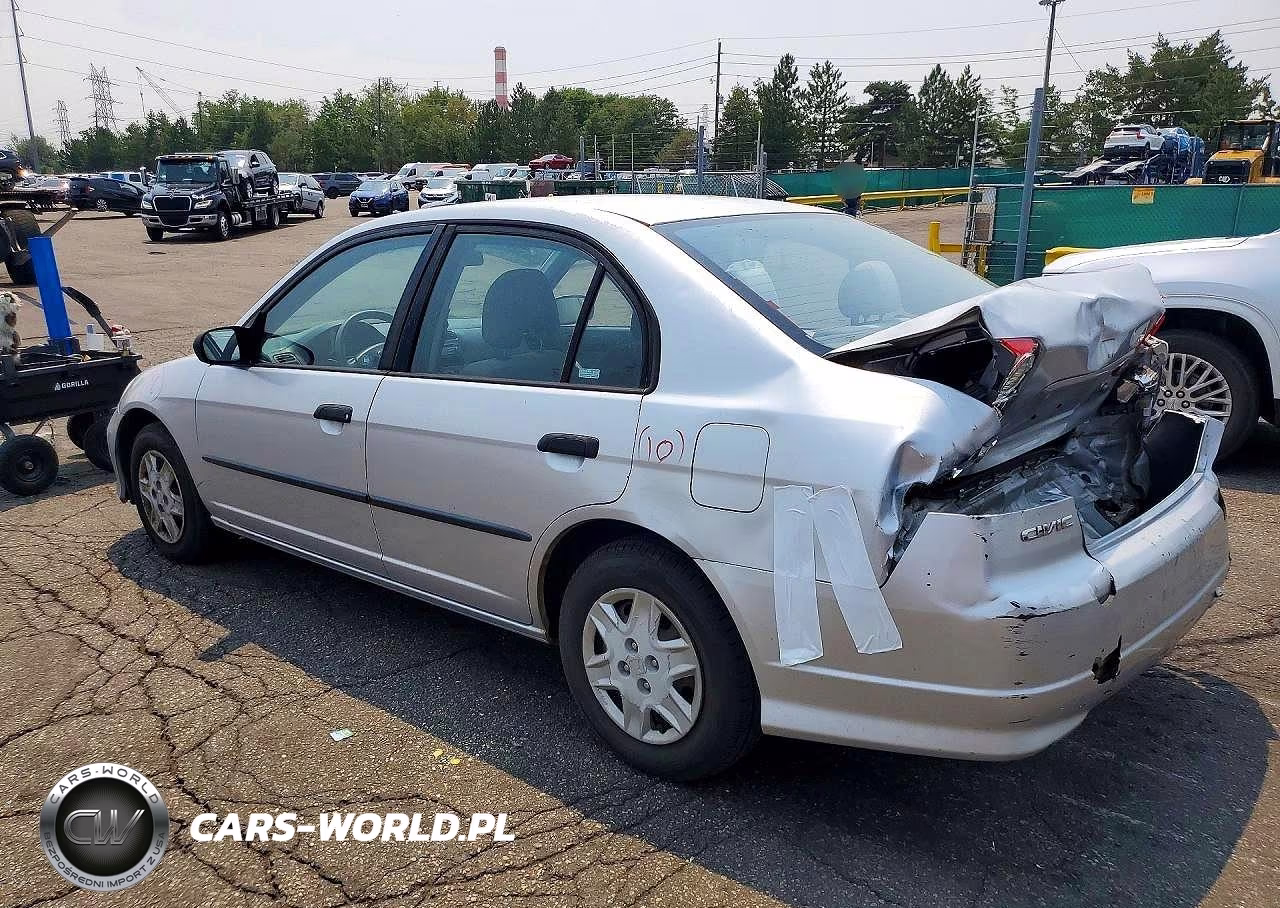2004 Honda Civic Dx Vp VIN:2HGES16334H537147 - 2