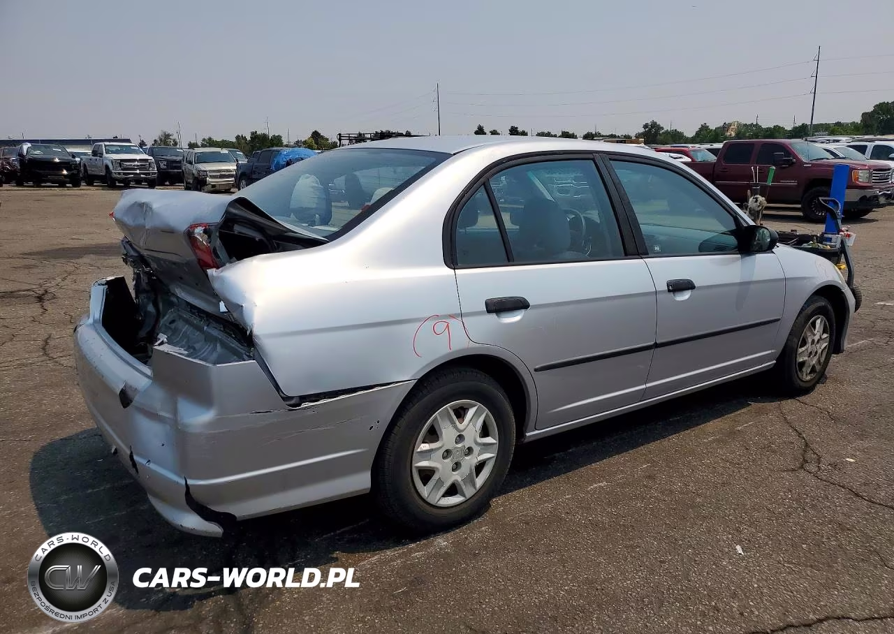 2004 Honda Civic Dx Vp VIN:2HGES16334H537147 - 3