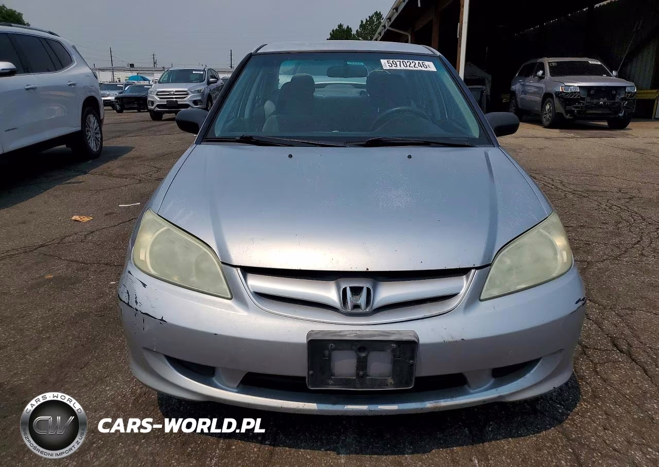 2004 Honda Civic Dx Vp VIN:2HGES16334H537147 - 5