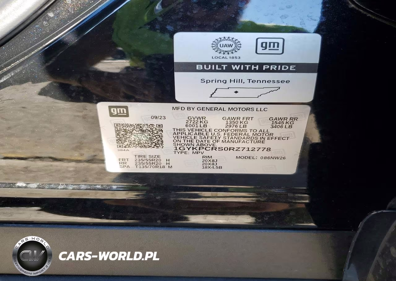 2024 Cadillac Xt6 Premium Luxury VIN:1GYKPCRS0RZ712778 - 13