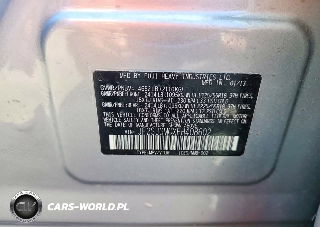2014 Subaru Forester 2.0Xt Touring VIN:JF2SJGMCXEH408602 - 14
