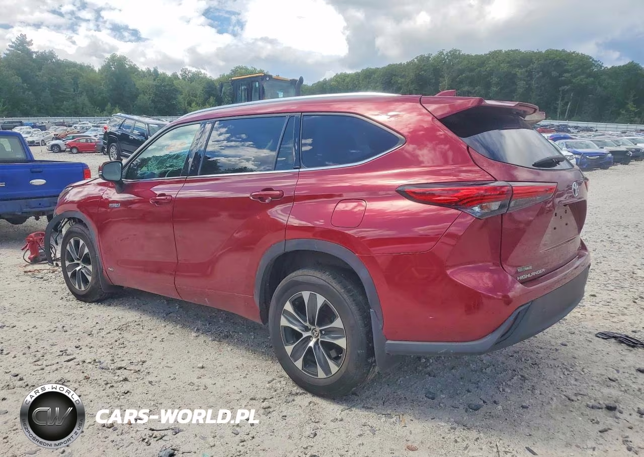 2021 Toyota Highlander Hybrid Xle VIN:5TDGBRCH4MS518047 - 2