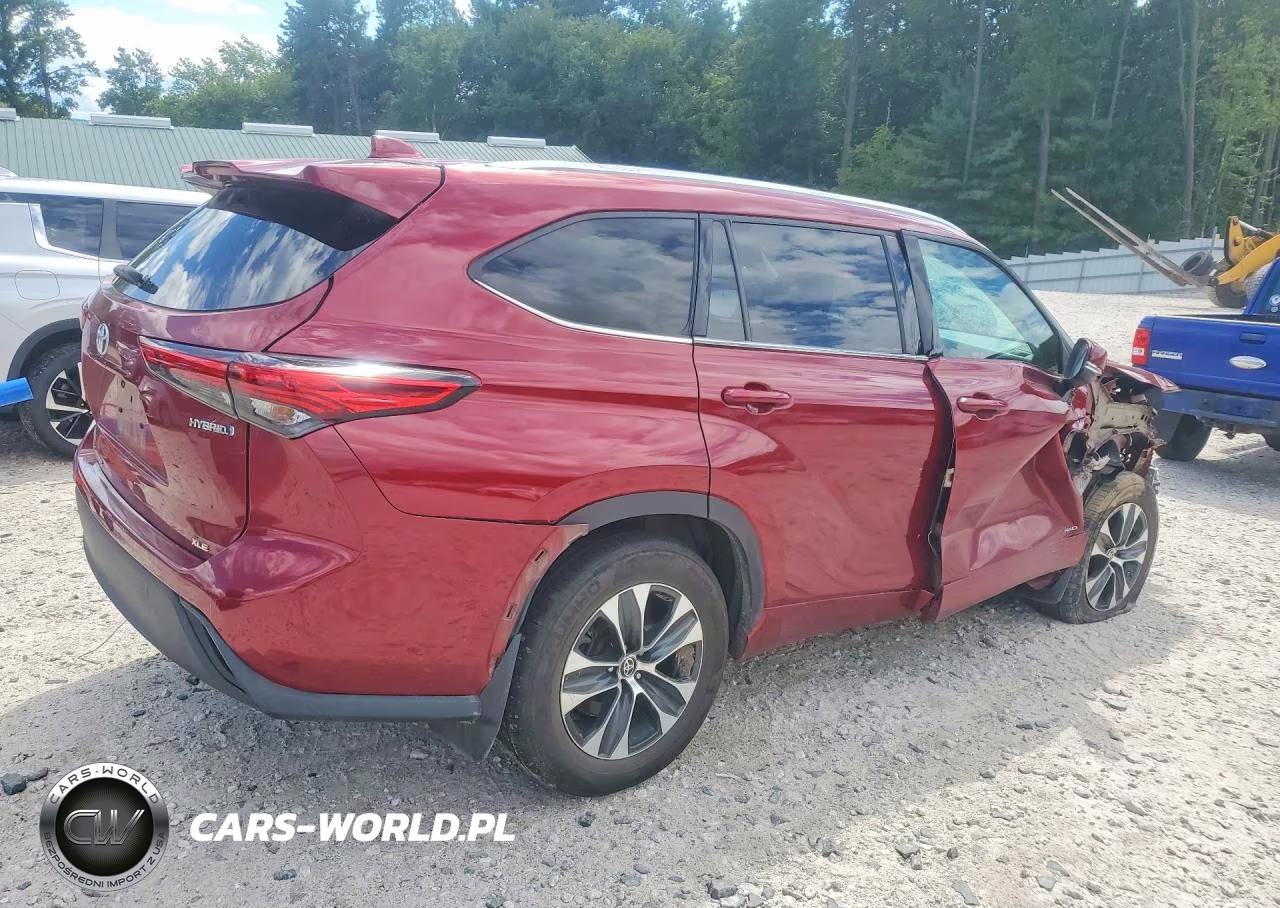2021 Toyota Highlander Hybrid Xle VIN:5TDGBRCH4MS518047 - 3