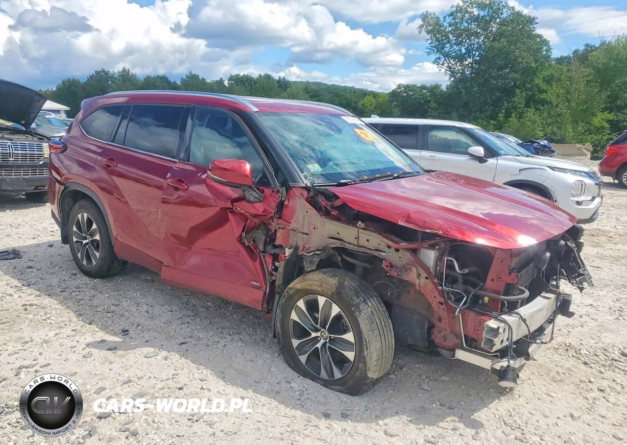 2021 Toyota Highlander Hybrid Xle VIN:5TDGBRCH4MS518047 - 4